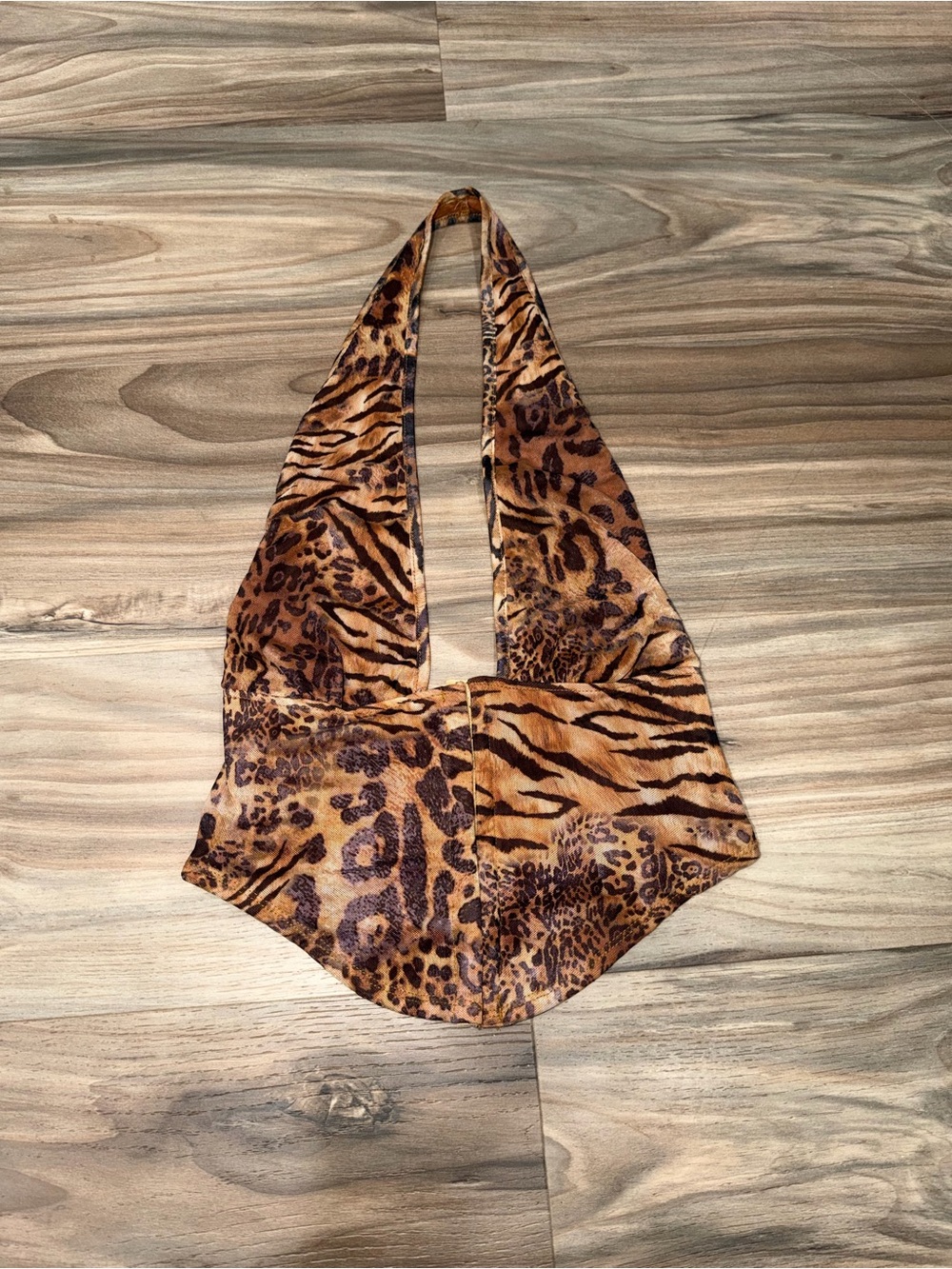Animal Print Corset Top - Picture 1 of 4